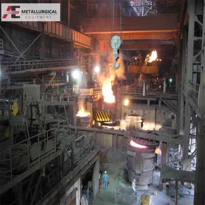 Forno de refinação de ladle Forno de fundição de aço 10T-160T Com controle de temperatura preciso