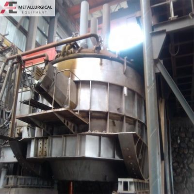 Forno de arco elétrico de controlo PLC para fabricação de aço de 0,5 toneladas 100 toneladas