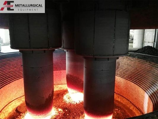 Forno de carburo de cálcio 33000kVA Forno de arco submerso para produção de ligas de ferro