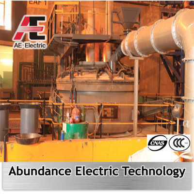 Forno de arco elétrico EAF para siderurgia e fundição contínua de grande capacidade