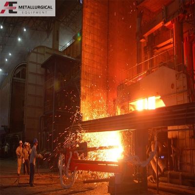 Forno de arco elétrico industrial EAF 50T-150T com cabos refrigerados a água de grande área seccional