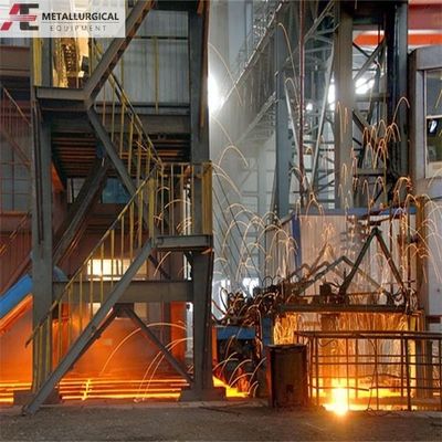 Forno de arco elétrico industrial EAF 50T-150T com cabos refrigerados a água de grande área seccional
