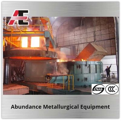 Forno de arco elétrico de potência 5 toneladas - 150 toneladas EAF para fundição de aço em instalações de fabricação