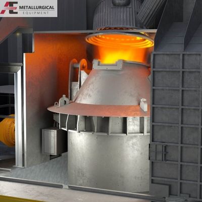 Projeto de segurança Forno de descarbonização de oxigénio de argônio AOD 3T-120T Forno de refino de lata