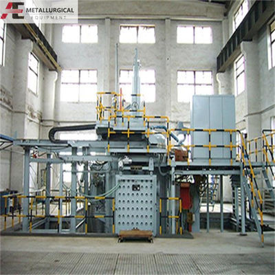 Forno de indução de 100 kg-500 kg Forno VIM Estrutura vertical de frequência média