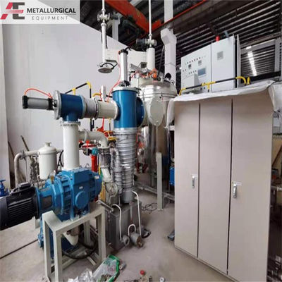 Forno de indução de 100 kg-500 kg Forno VIM Estrutura vertical de frequência média
