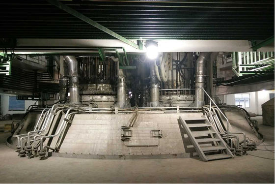 Forno de fundição industrial de silício metálico Forno de fundição de silício metálico de alta potência 12500KVA-33000KVA