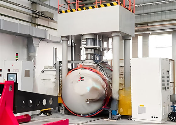 Forno eléctrico de pressão a quente de vácuo Materiais cerâmicos Forno de sinterização a quente de pressão a quente