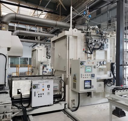 Forno de carburador a vácuo eficiente com sistema automático de controlo e simulação